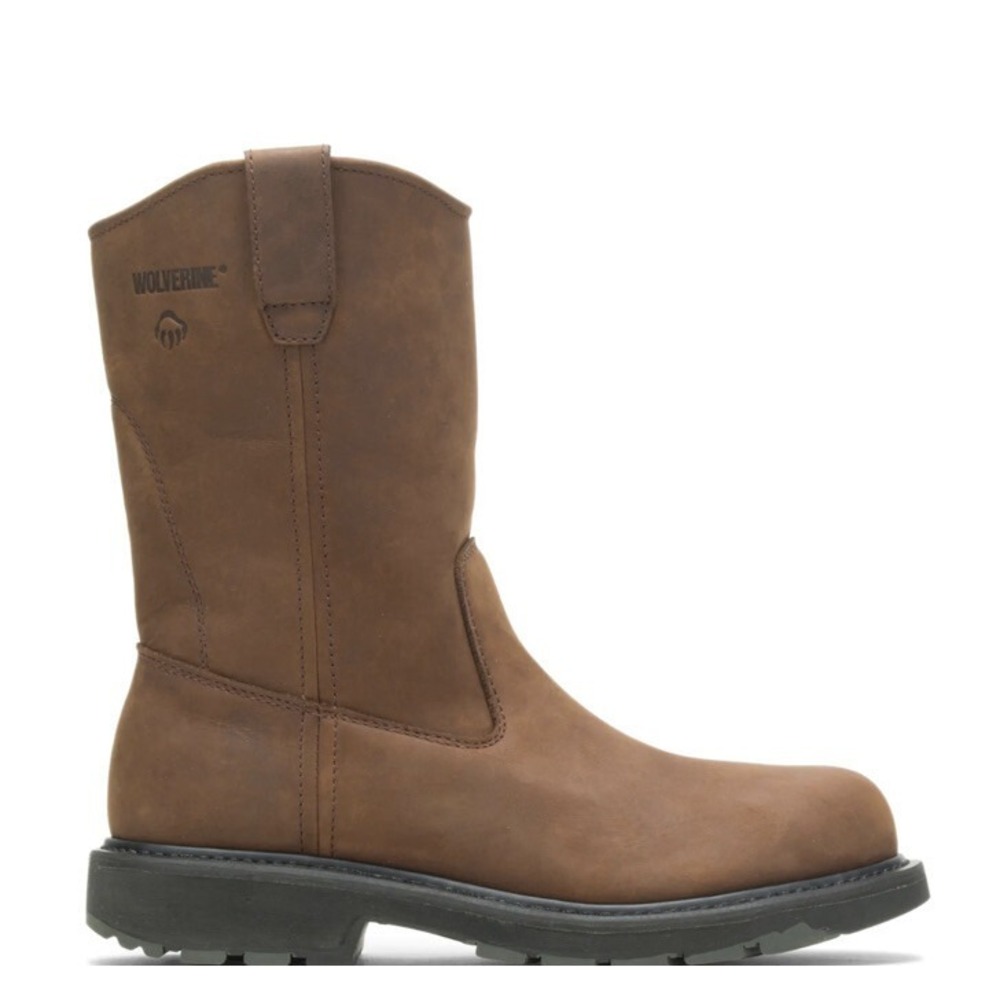 Wolverine Men DD 10" Work Wellington Boot Leather 7.5 M